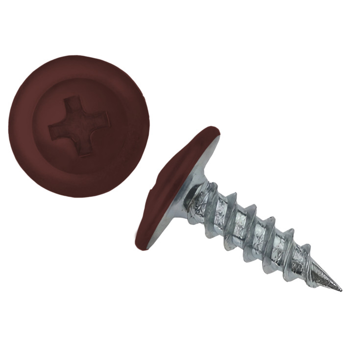 Саморез ПШ 4,2х16 (1000шт) шлиц PH2 RAL 3009